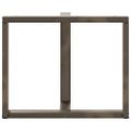 vidaXL Nohy k jedálenskému stolu v tvare T, 2 ks, čierne, 100x35x(72-73) cm, oceľ