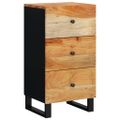 vidaXL Komoda s 3 zásuvkami 40x33,5x75 cm akáciový masív