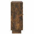 vidaXL Servírovacia skriňa Dymový dub 66 x 34,5 x 90 cm