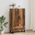 vidaXL Highboard Staré drevo 69,5 x 30 x 115 cm Kompozitné drevo