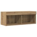 vidaXL Zostava TV skriniek 80 x 30 x 30 cm dub artisan