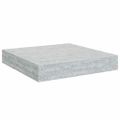 vidaXL Plávajúce nástenné police 4 ks betónovo-sivé 23x23,5x3,8 cm MDF