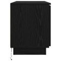 vidaXL TV skrinka 100 x 38 x 49 cm Čierny dub Kompozitné drevo