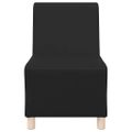 vidaXL Bezrúčková modulárna sofa jednotka 2 ks Čierna Umelá koža