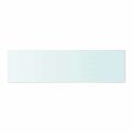 vidaXL Poličky 2 ks panel z priehľadného skla 50x12 cm