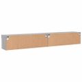 vidaXL TV skrinky s LED svetlami 2 ks sivé sonoma 100x30x30 cm