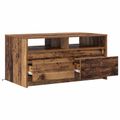 vidaXL Konferenčný stolík Staré drevo 90 x 50 x 45 cm Kompozitné drevo