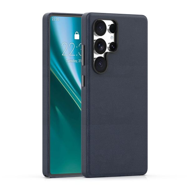 Elegantné magnetické puzdro Etteri Mag pre Samsung Galaxy S25 Ultra čierne