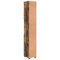 vidaXL Kúpeľňová skriňa Dymová dub 30 x 35 x 192 cm