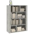 vidaXL Komoda betónovo sivá 80x30x106 cm spracované drevo