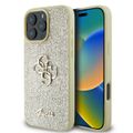 Puzdro Guess pre iPhone 16 Pro 6,3" GUHCP16LHG4SGD Fixné trblietavé Big 4G zlaté