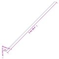 vidaXL Káblový rozvod 30x10 mm 10 m PVC
