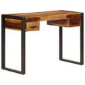 vidaXL Stôl s 2 zásuvkami 110x50x77 cm masívne akáciaové drevo