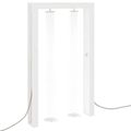 vidaXL Externá sprcha 226 cm Biela