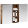 vidaXL Set kabinetov do kúpeľne 3 ks 80 x 10,5 x 50 cm