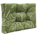 vidaXL Vankúš na vonkajšiu pohovku Polyester Design s listami
