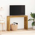 vidaXL Konzolový stolík 110x35x75 cm Teakové masívne drevo