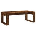 vidaXL Konferenčný stolík dymový dub 102x50x35 cm kompozitné drevo