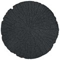 vidaXL Kameň na schodíky 6 ks Čierna Ø 45 x 1,8 cm Guma