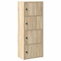 vidaXL Knižnica dub sonoma 40x24x102 cm kompozitné drevo