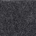 vidaXL Schodové rohože, samolepiace, 5 ks, 56x17x3 cm, tmavošedé, polkruhové