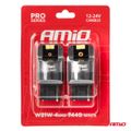 LED CANBUS PRO series 7440 W21W 4x3030 SMD White 12/24V CANBUS AMiO-03589