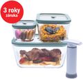 STATUS Viva 4-dielny set sklenených vákuových dóz 131201, mint