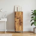 vidaXL Servírovacia skriňa Staré drevo 33 x 34,5 x 90 cm