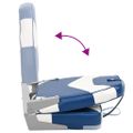 vidaXL 4-dielna skladacia sada sedadiel do člna s vysokým operadlom