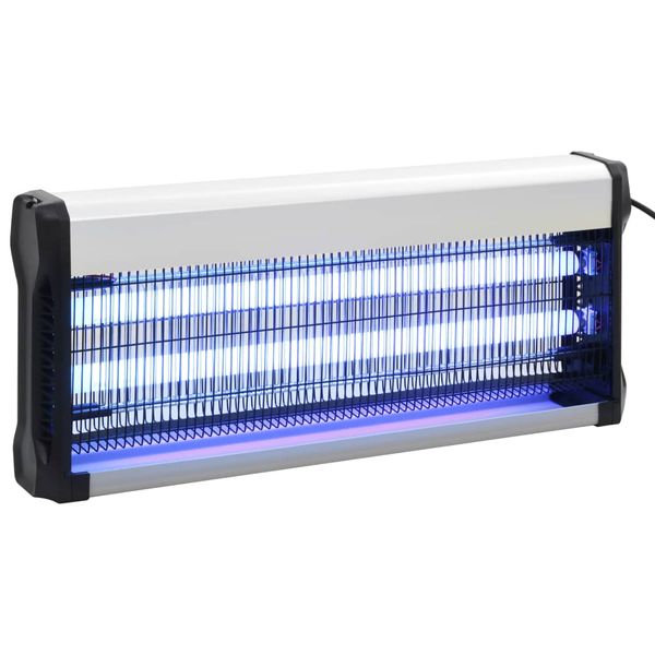 vidaXL Lapač hmyzu, čierny, hliník, ABS 40 W