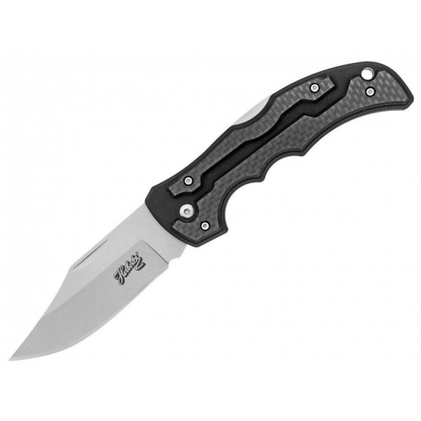 Herbertz Taschenme Carbon/G10 vreckový nôž 9cm (53010) drevo