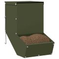 vidaXL Kŕmidlo pre králiky Olivovo zelená 17,5 x 26 x 28,5 cm 1,5 kg