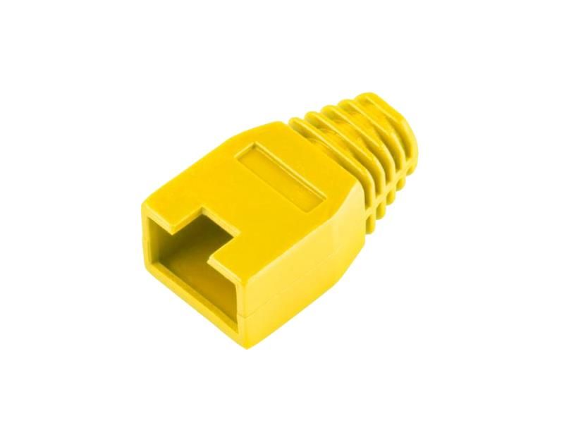Kryt gumový pre konektor RJ45 žltý