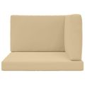 vidaXL Vankúš na vonkajšiu pohovku Polyester Béžová 80 x 80 cm