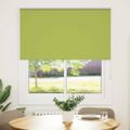 vidaXL roleta Blackout listy zelené 130x150 cm Šírka látky 126,6cm