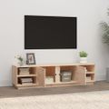 vidaXL TV skrinka 156x40x40 cm masívna borovica