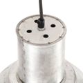 vidaXL Závesná lampa 25 W, strieborná, okrúhla 28,5 cm E27