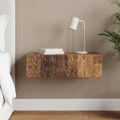 vidaXL Nástenný bočný stôl 87,5 x 34,5 x 17 cm Kompozitné drevo