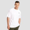 Tričko Oversized Limitless White - GymBeam, veľkosť L