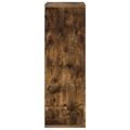 vidaXL Servírovacia skriňa so zásuvkou Dymová dub 25,5 x 22 x 69,5 cm