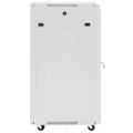 vidaXL 15U Nástenná serverová skriňa 19" IP20 sivá 60x45x86 cm