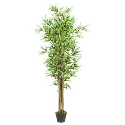 vidaXL Umelý bambusový strom 1288 listov 180 cm zelený