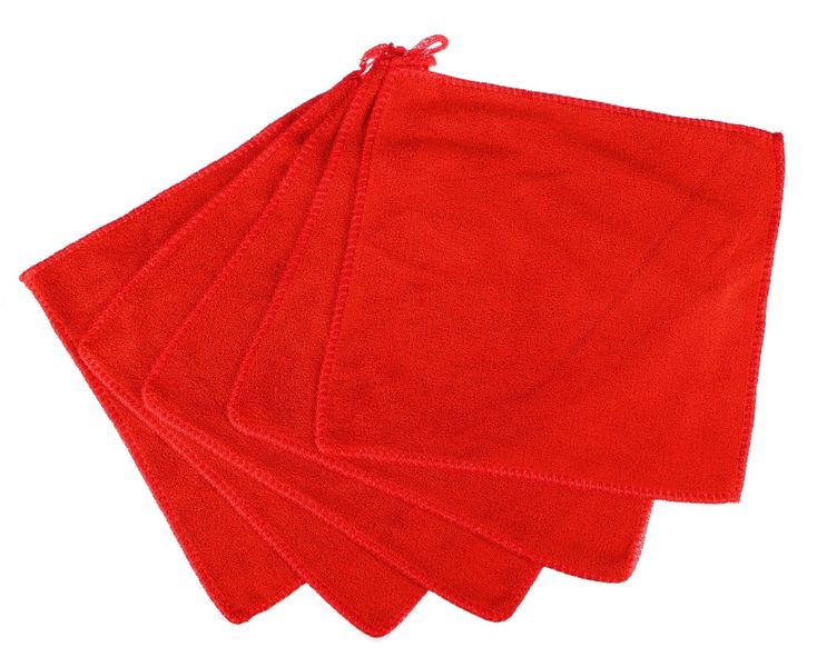 Čistící utěrky z mikrovlákna na mytí auta CAR DETAILING WASH TOWEL SET 5, 25x25cm 450g 5ks SIXTOL