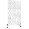 vidaXL Záves na zabezpečenie súkromia 100 x 50 x 180 cm Strieborná