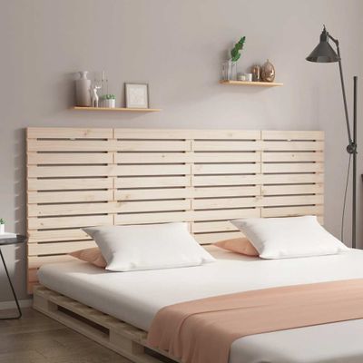 vidaXL Nástenné čelo postele 156x3x91,5 cm masívna borovica