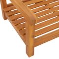 vidaXL Hojdačka do záhrady 2 -Seater 110 x 56 x 58,5 cm Prírodná