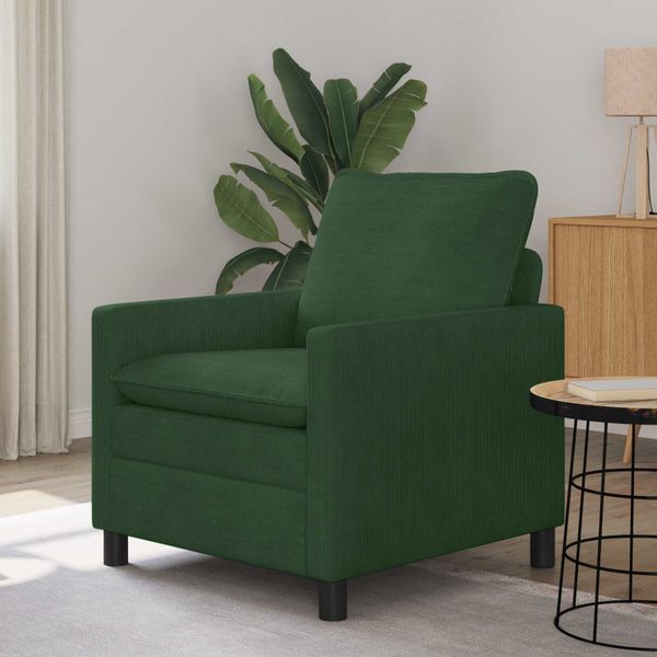 vidaXL Pohovka Jungle Green 76 x 81 x 87,5 cm Látka