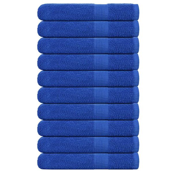 vidaXL Saunové osušky FROGN 10 ks modré 80x200 cm 360 g/m²