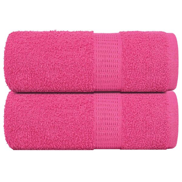 vidaXL Utierky na umývanie FROGN 2 ks ružové 30x30 cm 360 g/m²