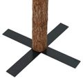 vidaXL Úzky vianočný stromček, pravé drevo a biely sneh, zelený 180 cm